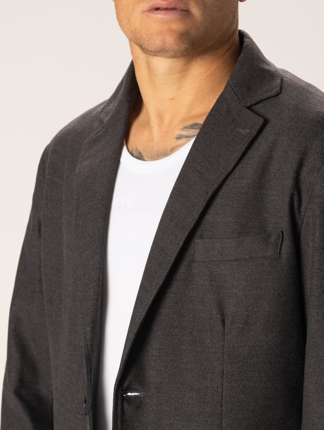 TREVOR BLAZER IN GREY