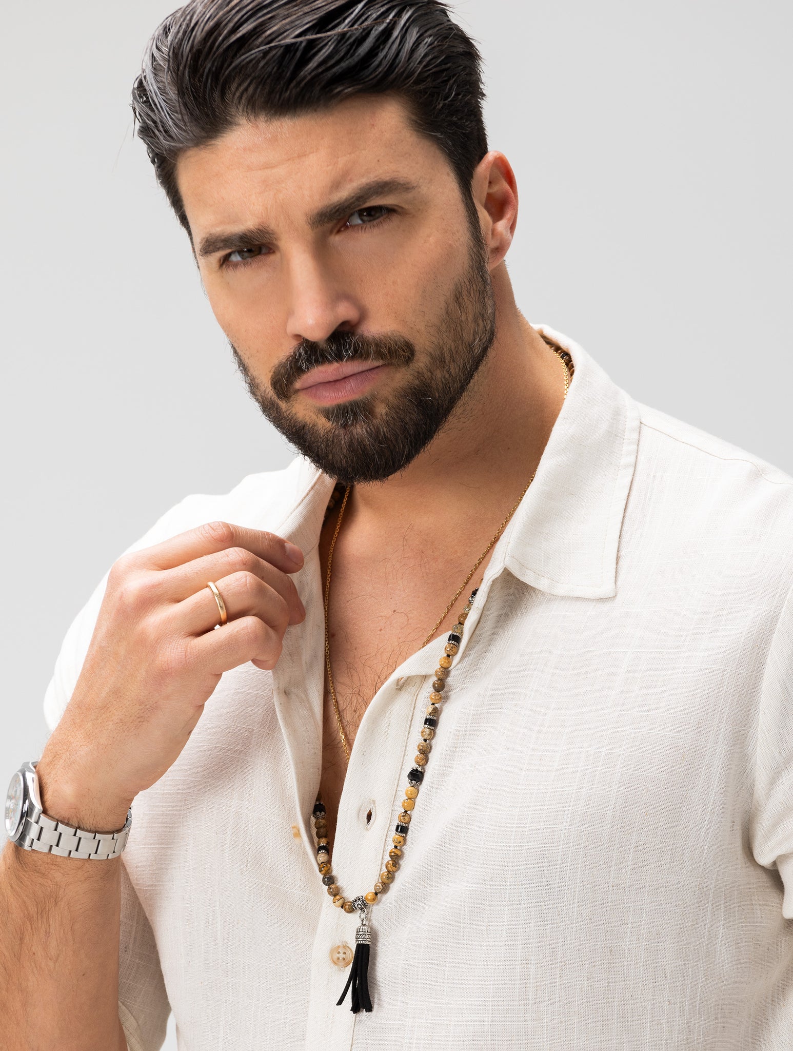 FEDRO CAMISA CASUAL BEIGE