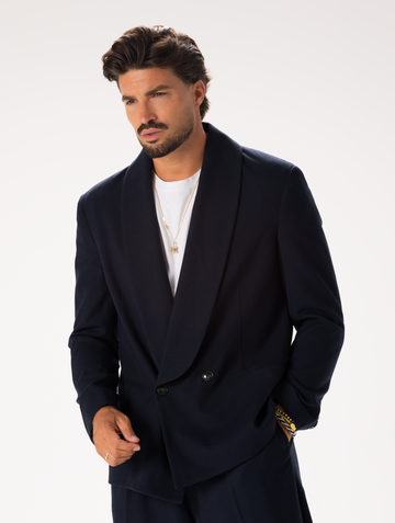 BLAUER SMOKING-BLAZER
