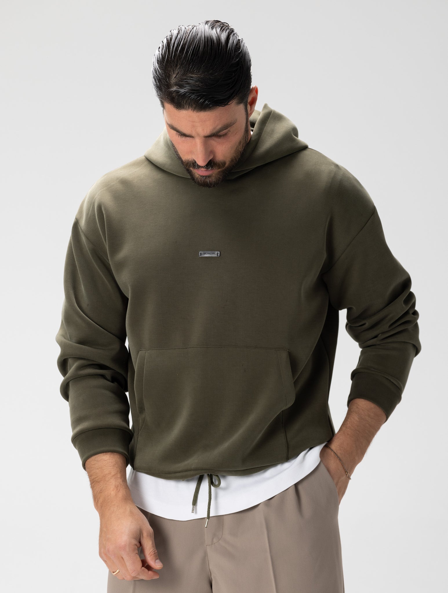 NAIZEN MILITÄRGRÜNES SWEATSHIRT