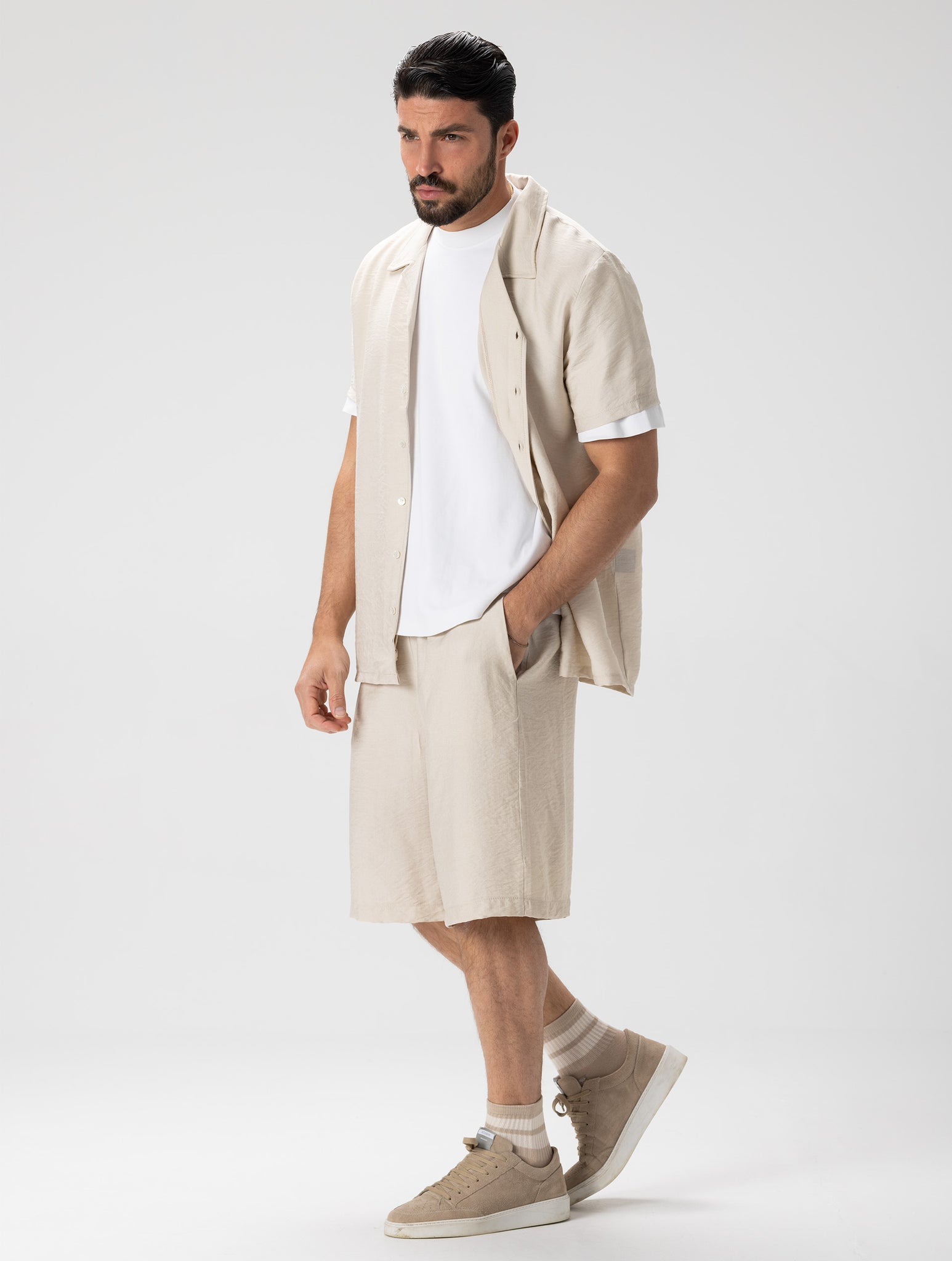 TOBY CASUAL SUIT IN BEIGE