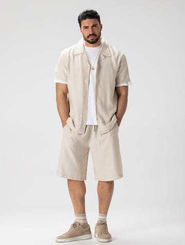 TOBY CASUAL SUIT IN BEIGE