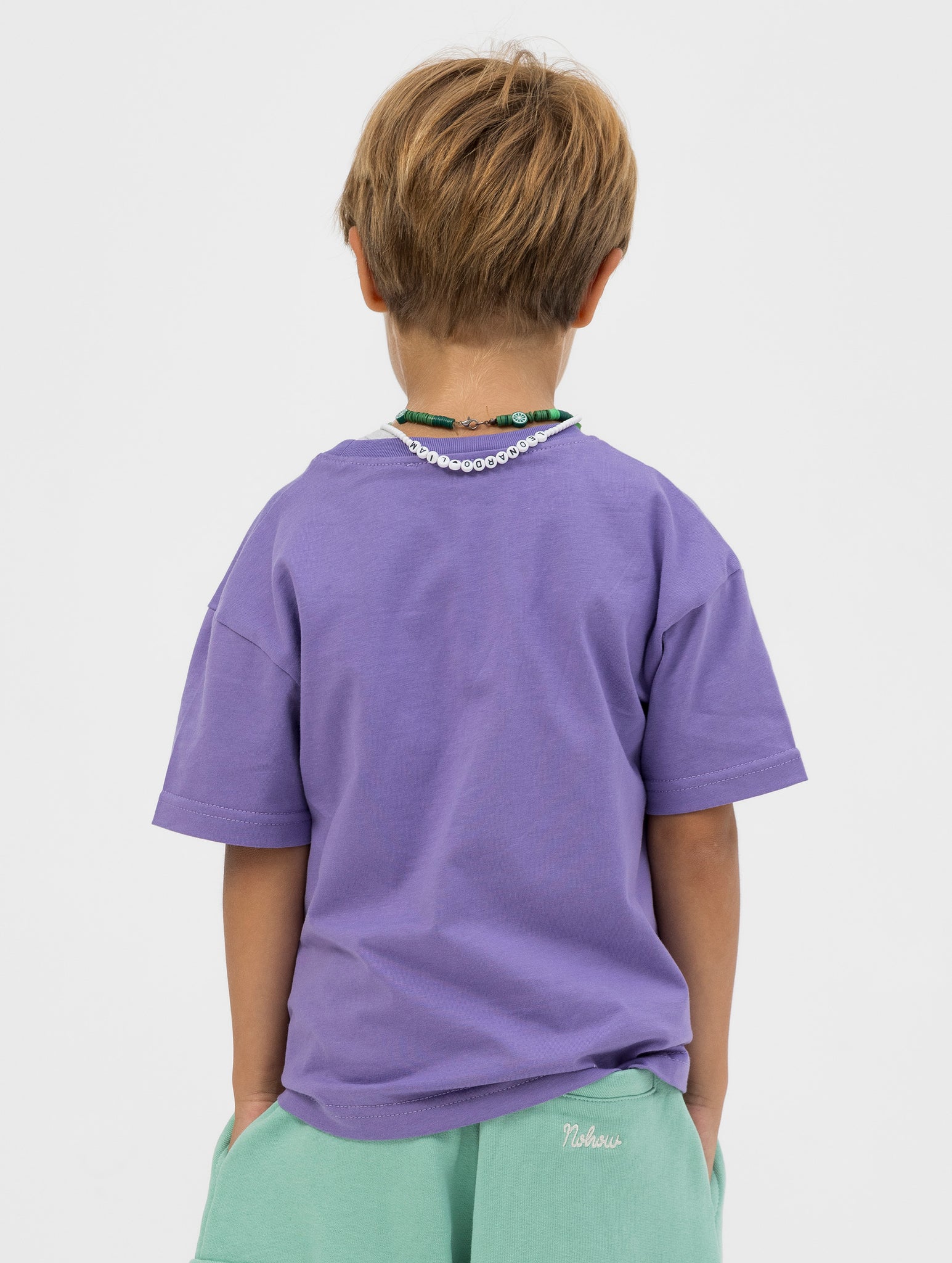 NOHOW LOGO KID'S T-SHIRT IN LILAC