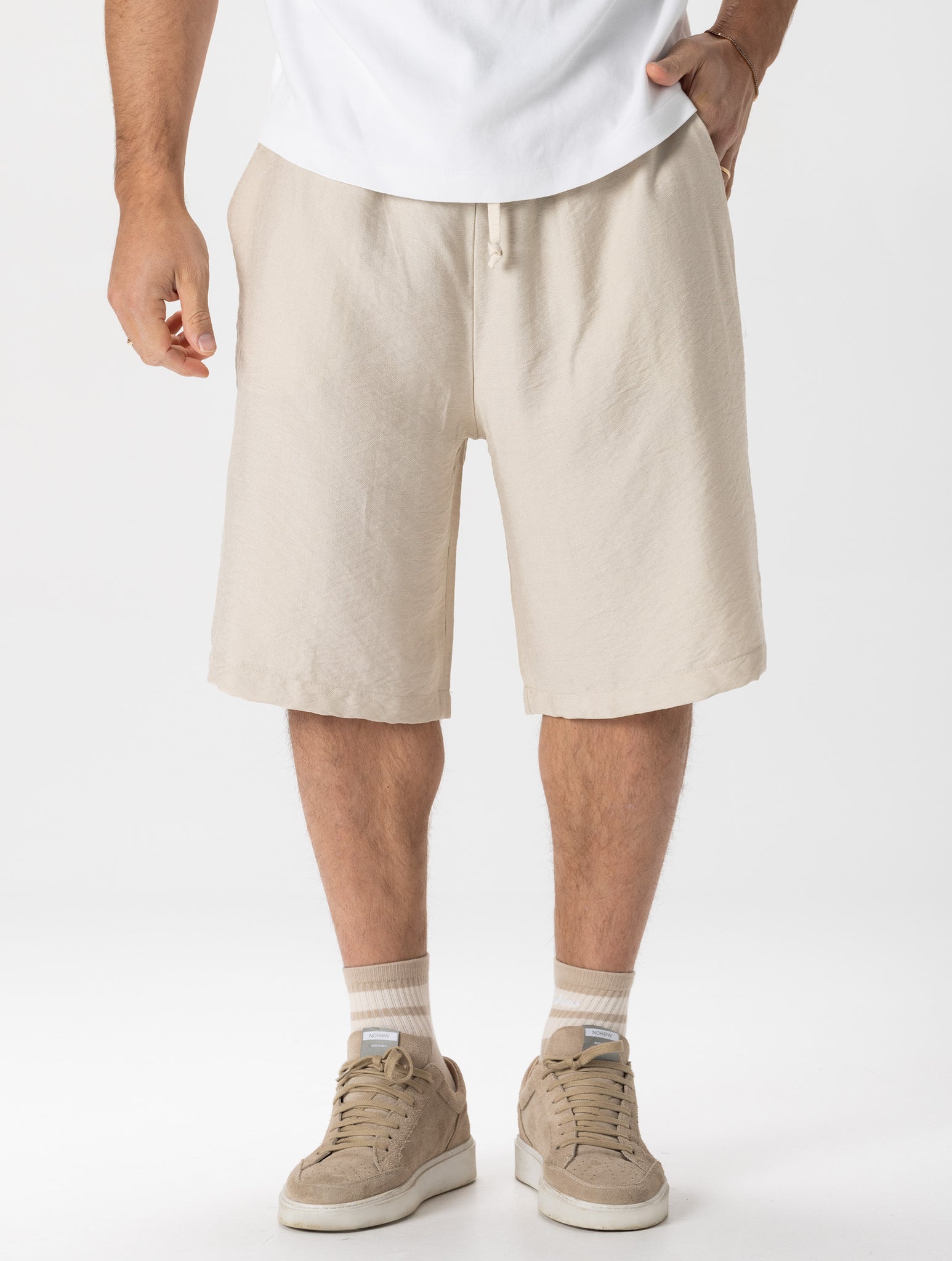 TOBY SHORTS IN BEIGE