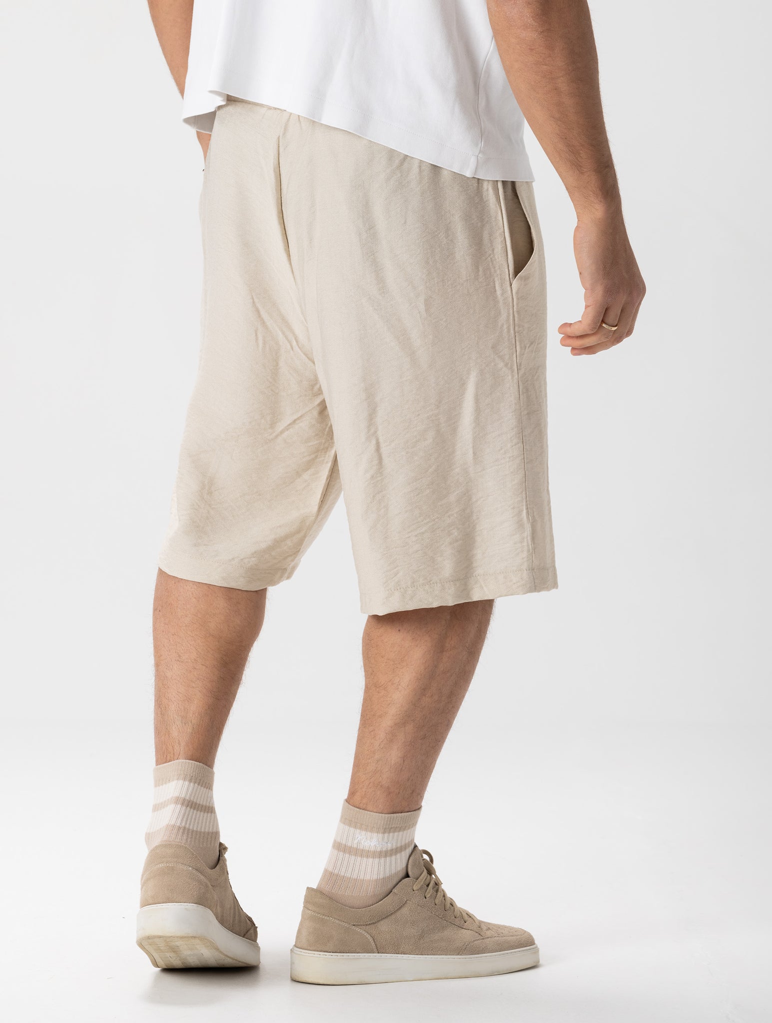 TOBY SHORTS IN BEIGE