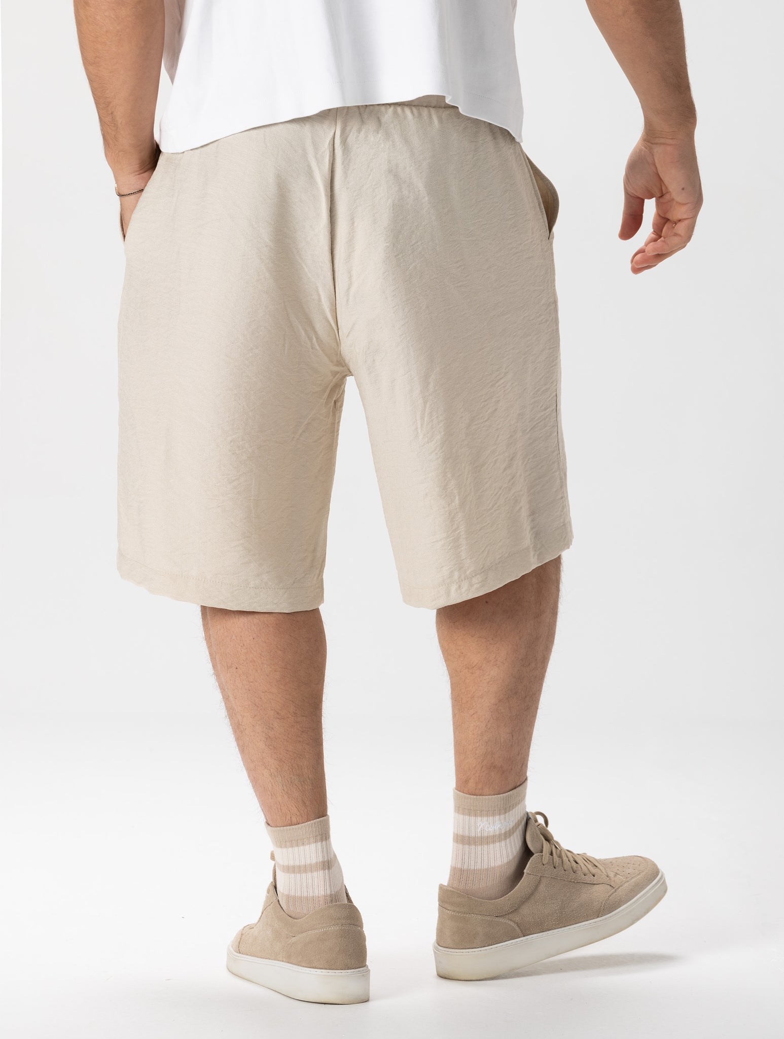 TOBY SHORTS IN BEIGE