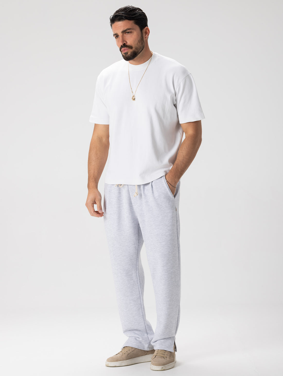 SWEATPANTS IN LIGHT GREY