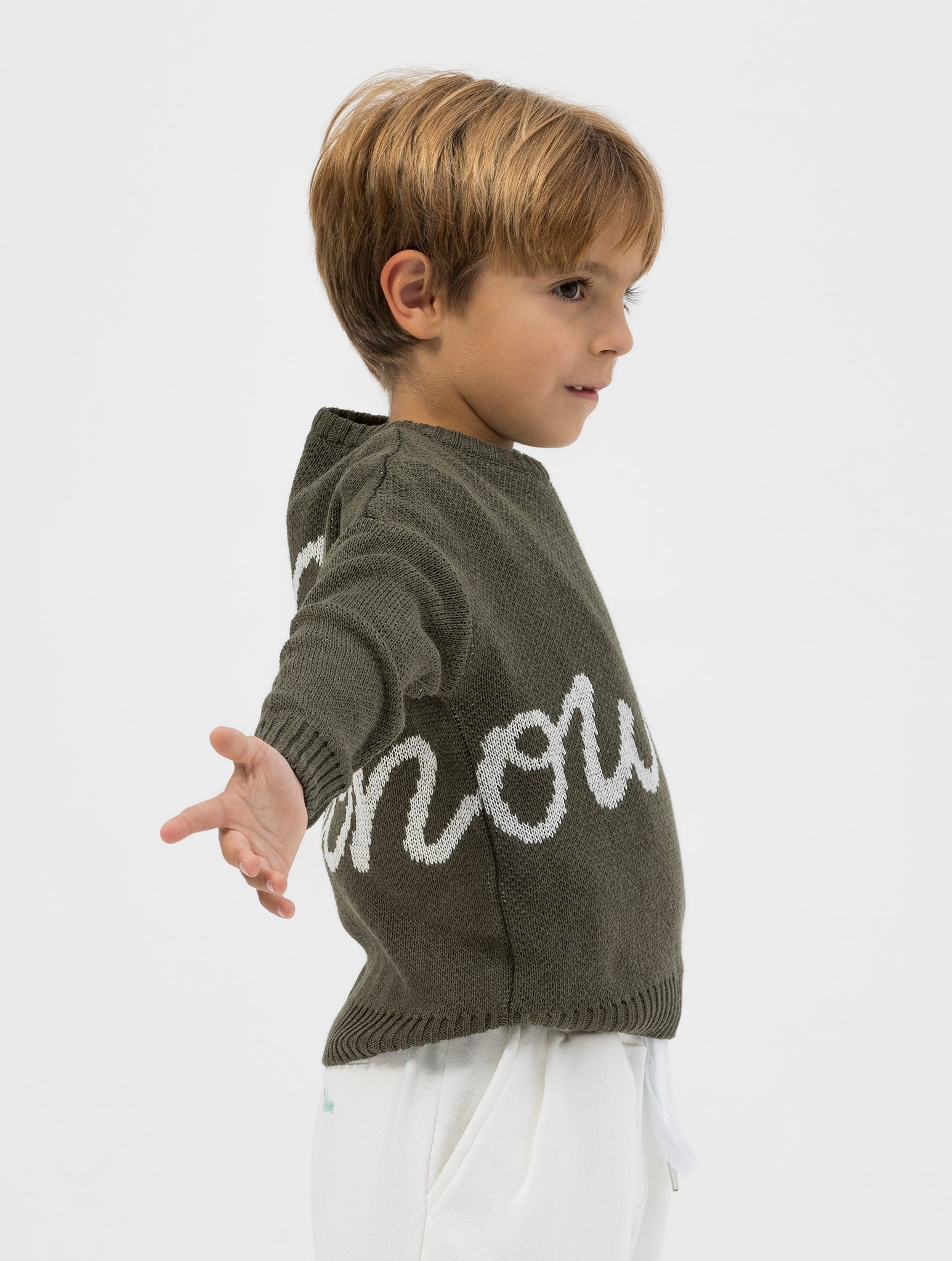 NOHOW KIDS SWEATER IN GREEN