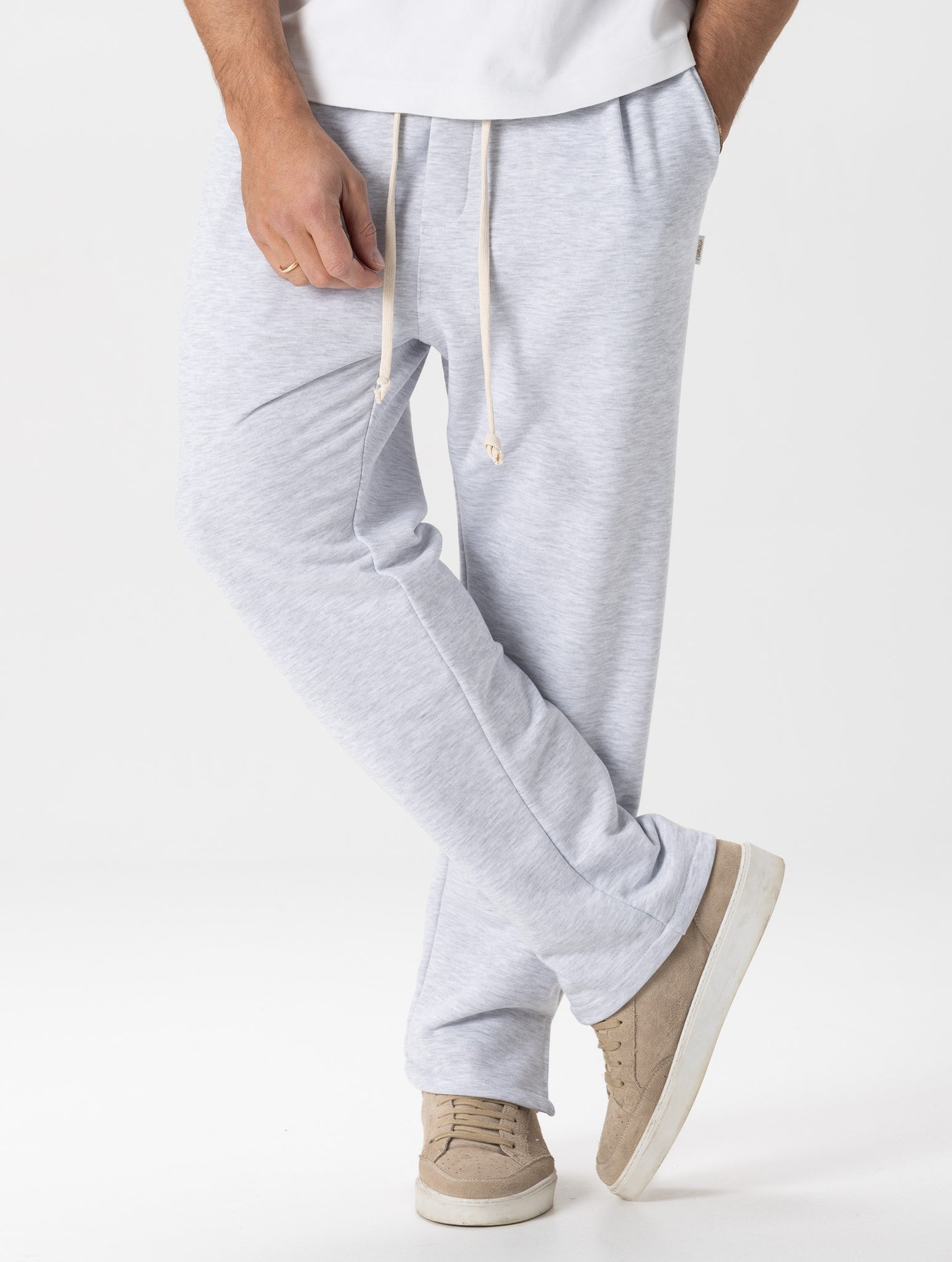 KEN SWEATPANTS IN LIGHT GREY