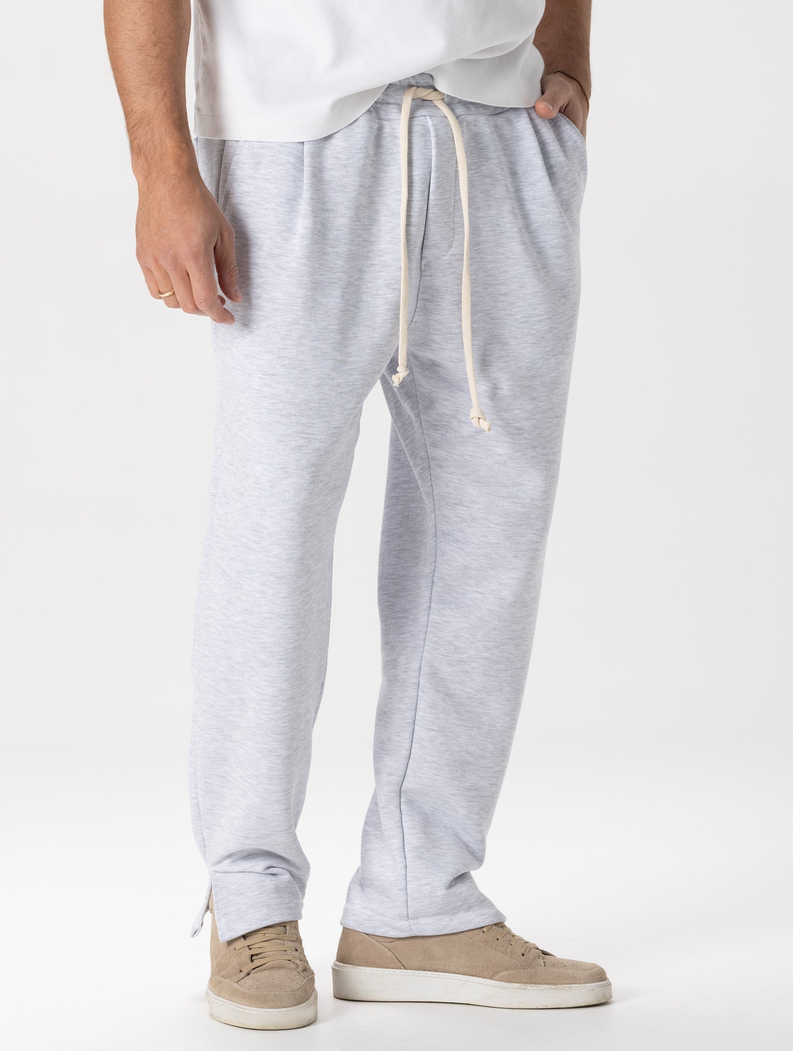 KEN SWEATPANTS IN LIGHT GREY