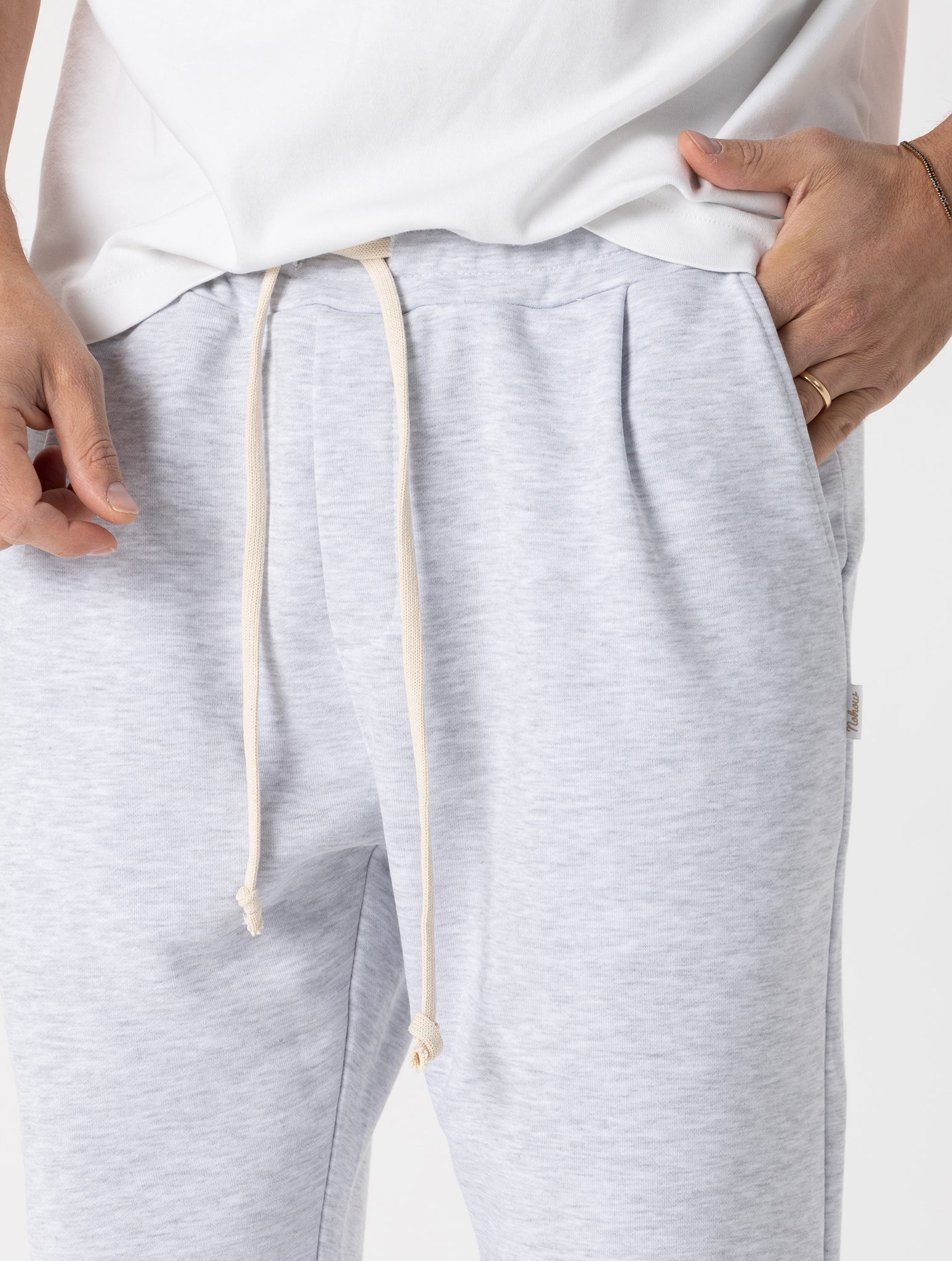 KEN SWEATPANTS IN LIGHT GREY