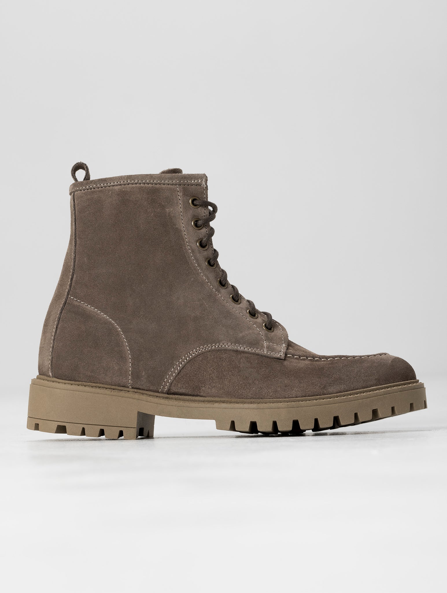 HERMAN SUEDE BOOTS IN TAUPE