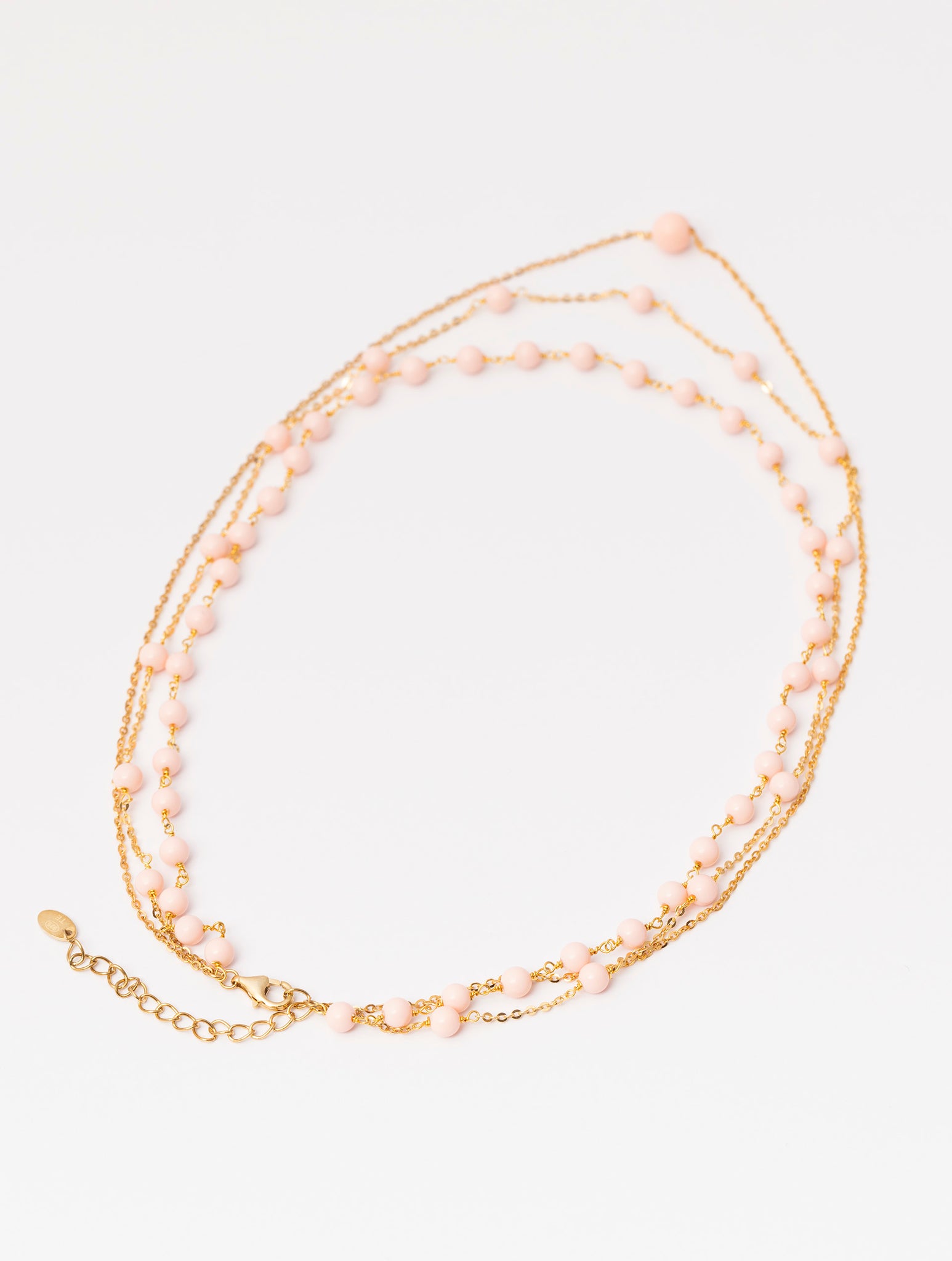 CHLOE TRIPLE NECKLACE IN ROSE