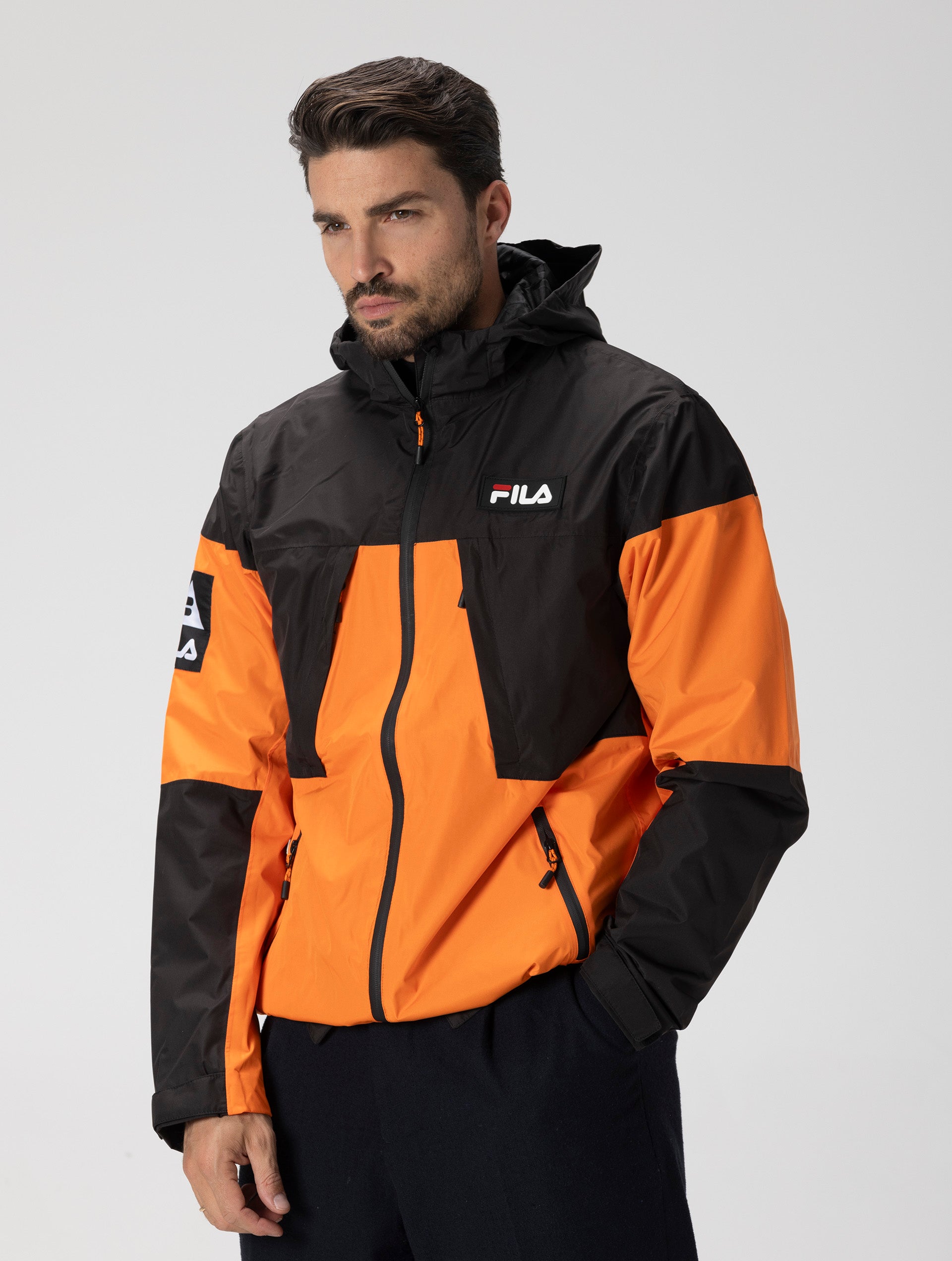 MEN HERB SHELL JACKET IN ORANGE