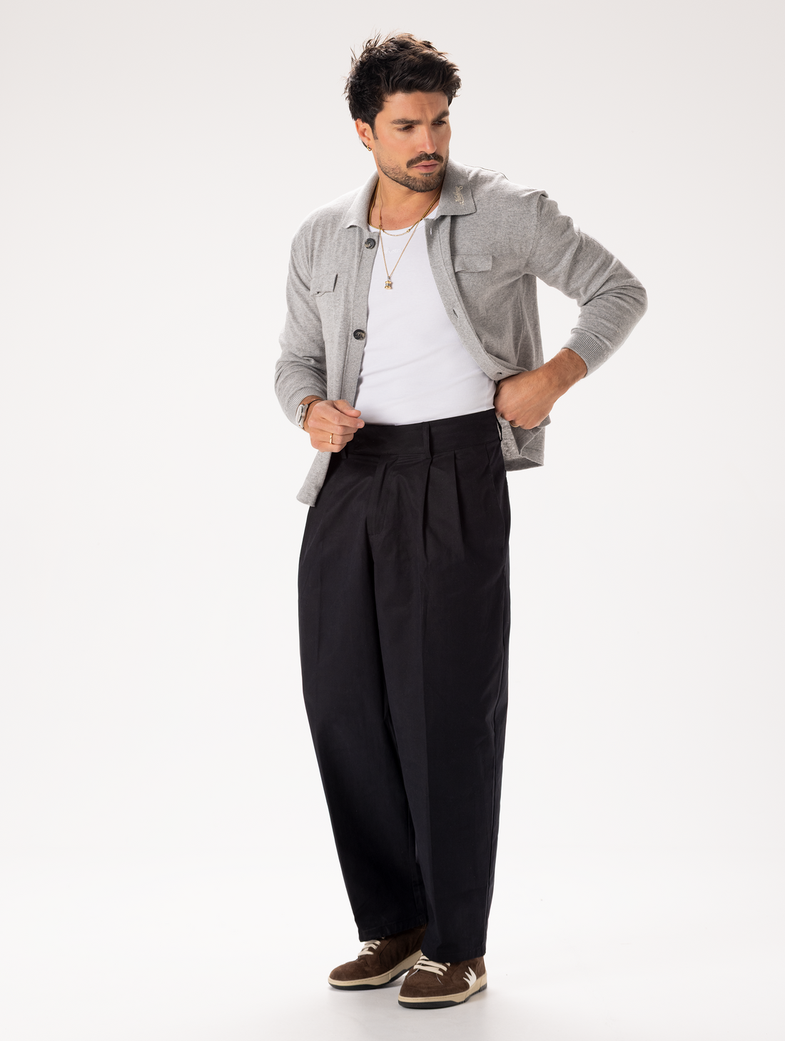 POSITANO PANTALONES CASUAL AZUL MARINO