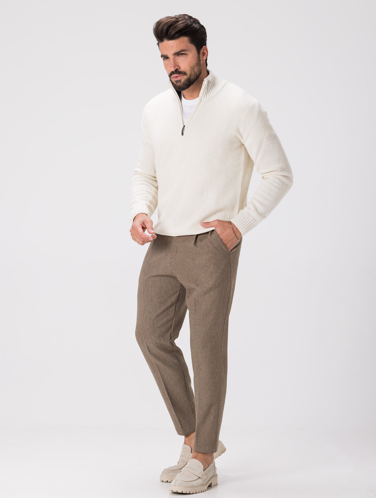 DASHER CASUAL PANTS IN MUD