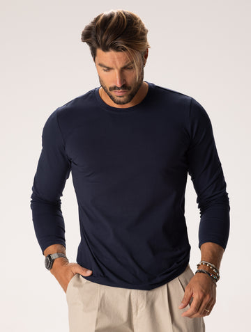 CHASE LONG T-SHIRT IN NAVY
