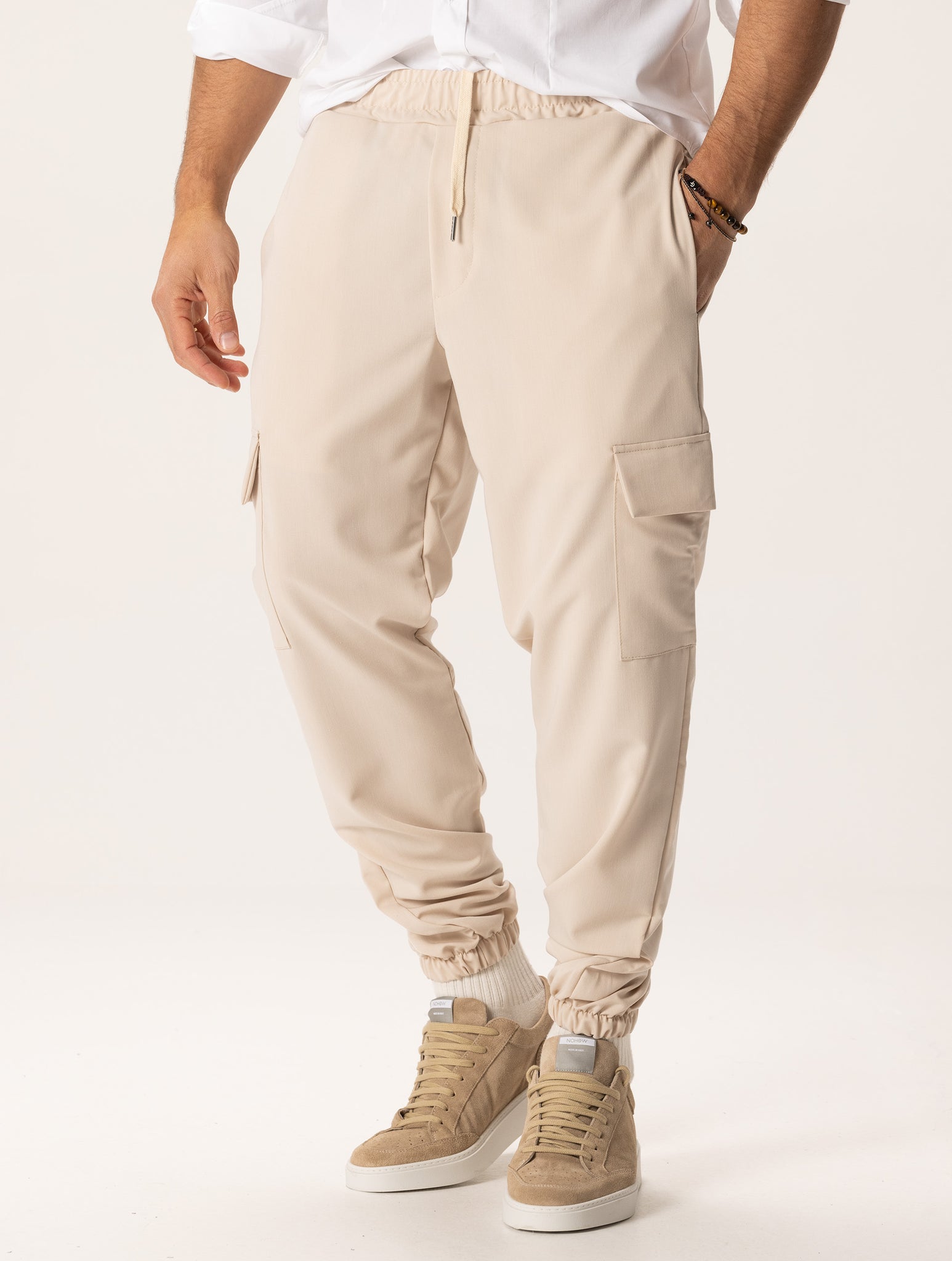 TIMOTHY CARGO PANTS IN BEIGE