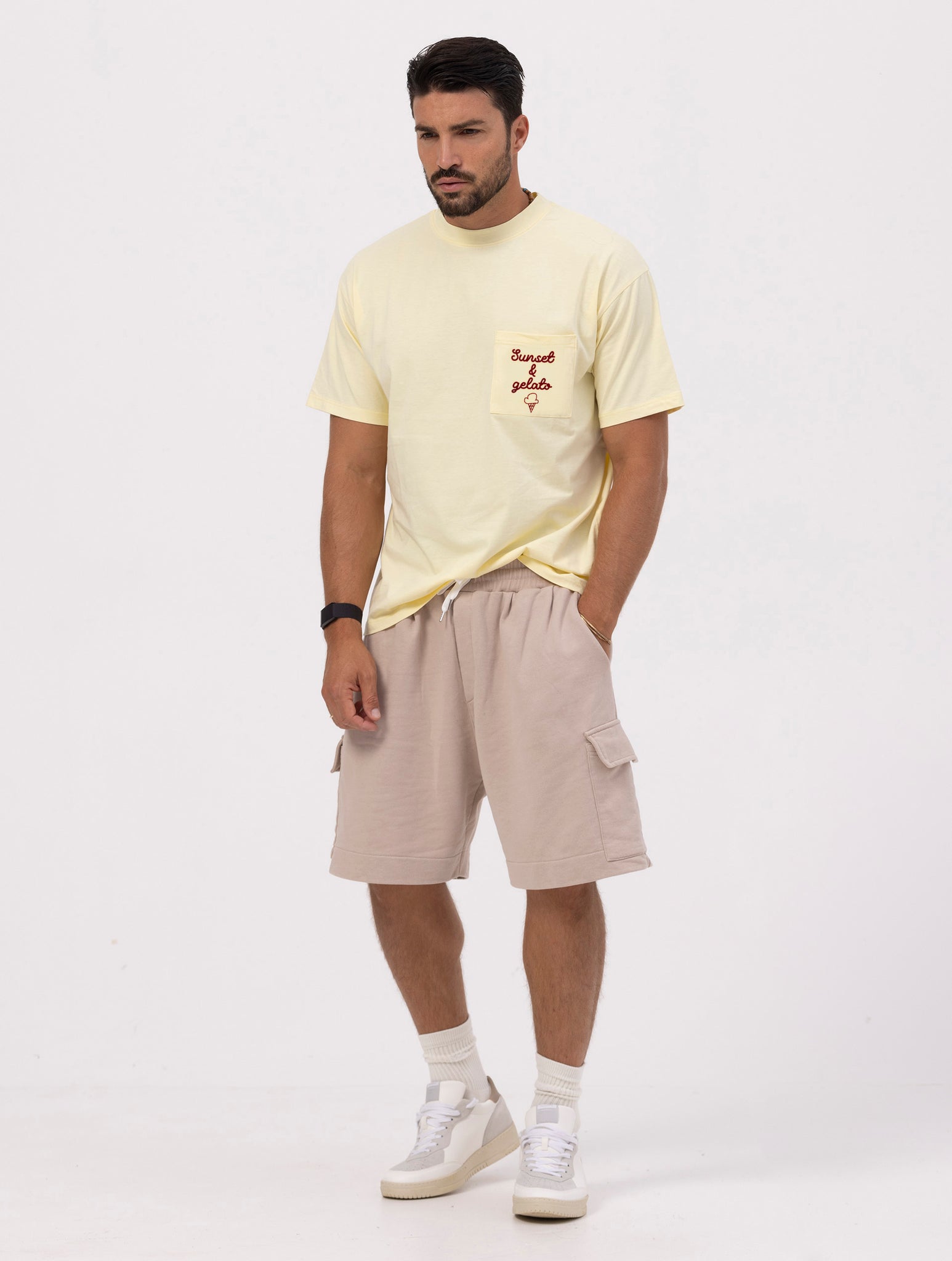 NOHOW LMTD GELATO T-SHIRT IN YELLOW