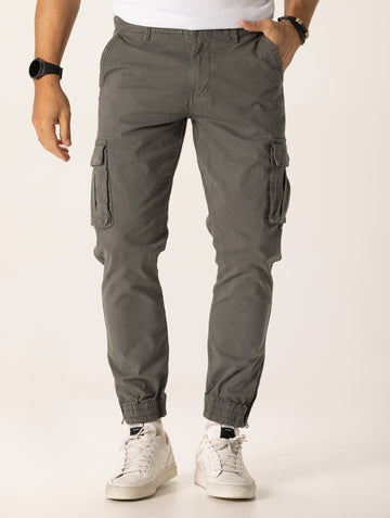 TOURE PANTALON CARGO GRIS