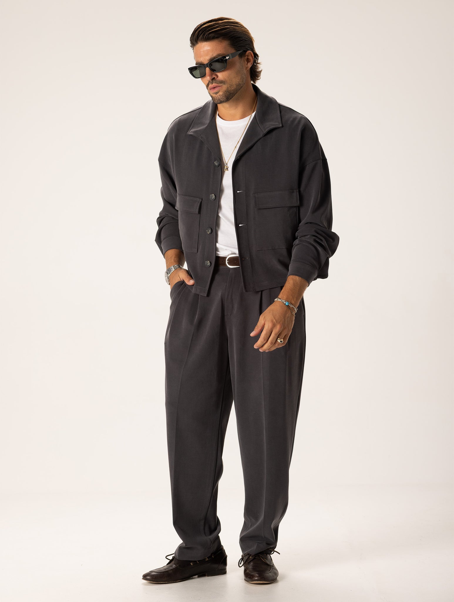 ANDREW CASUAL SUIT IN GREY