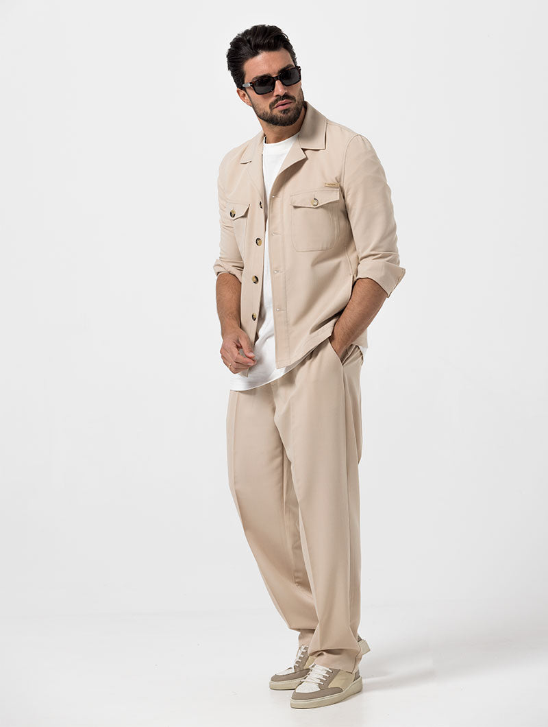 ANDREW CASUAL SUIT IN CAMEL