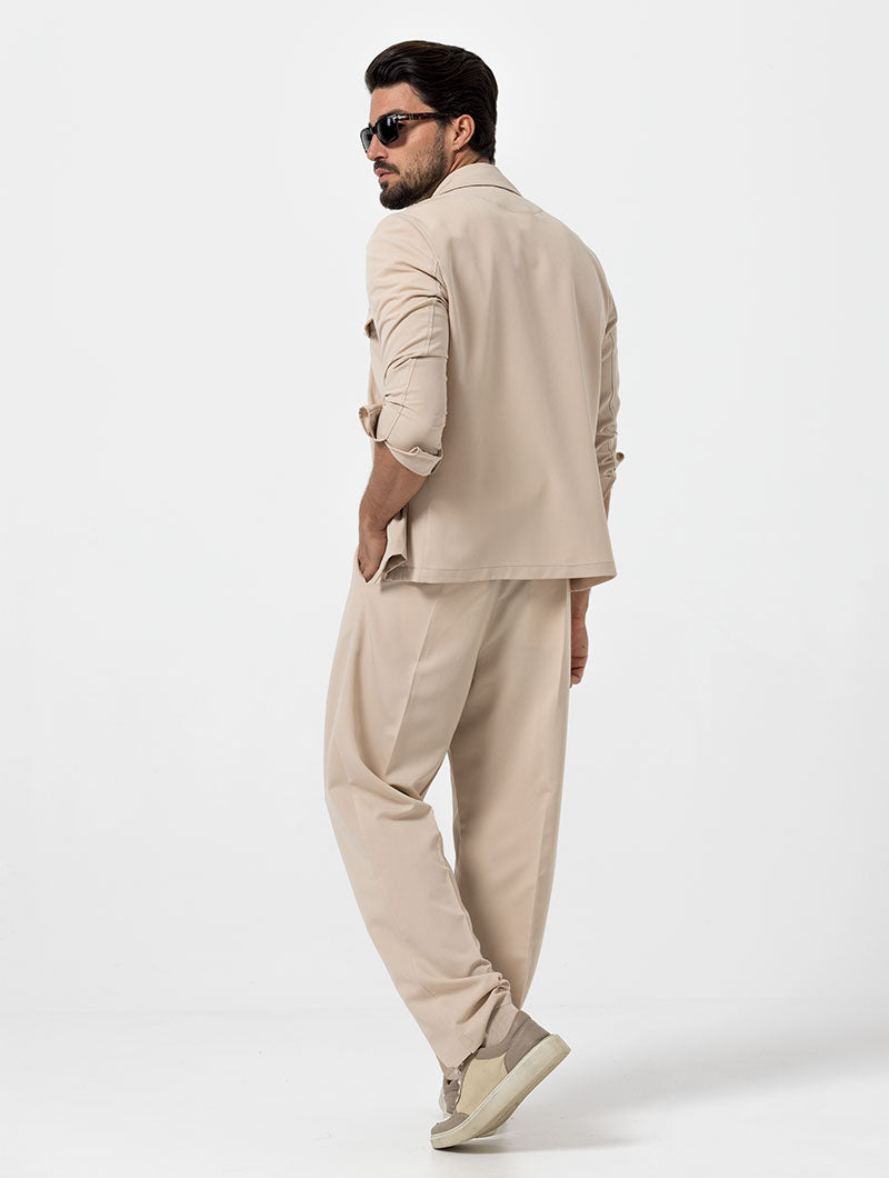 ANDREW CASUAL SUIT IN CAMEL