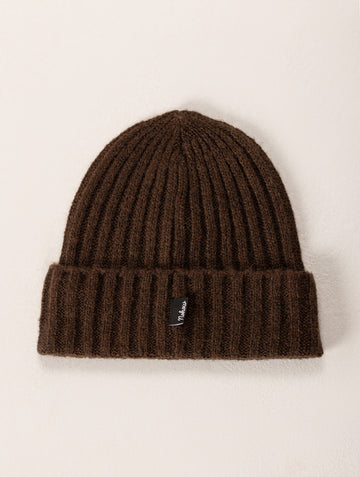 GORRO DE LANA MARRÓN