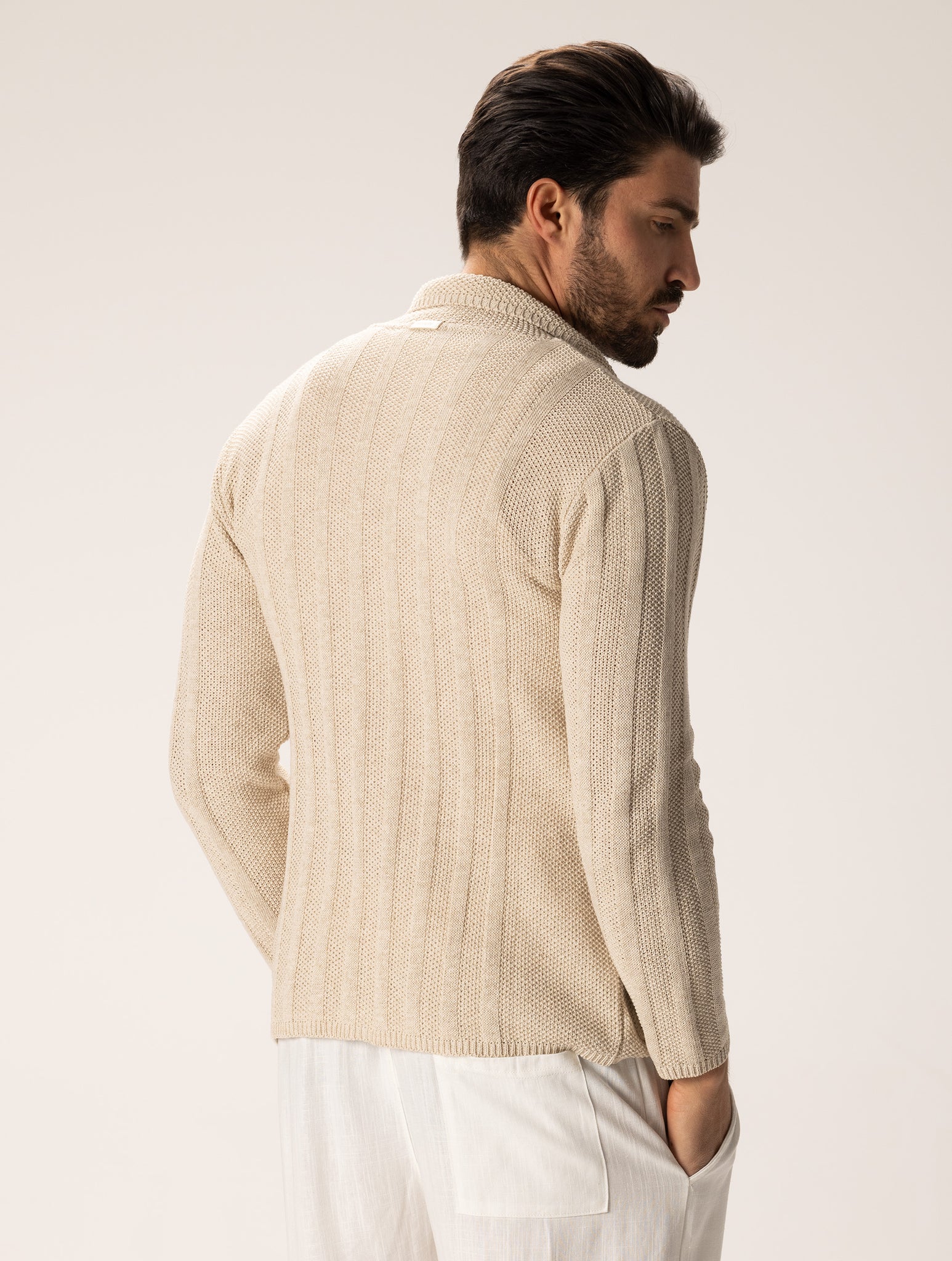 EISUKE CARDIGAN IN CREAM