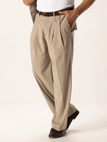 NAOKI FORMAL PANTS IN BEIGE