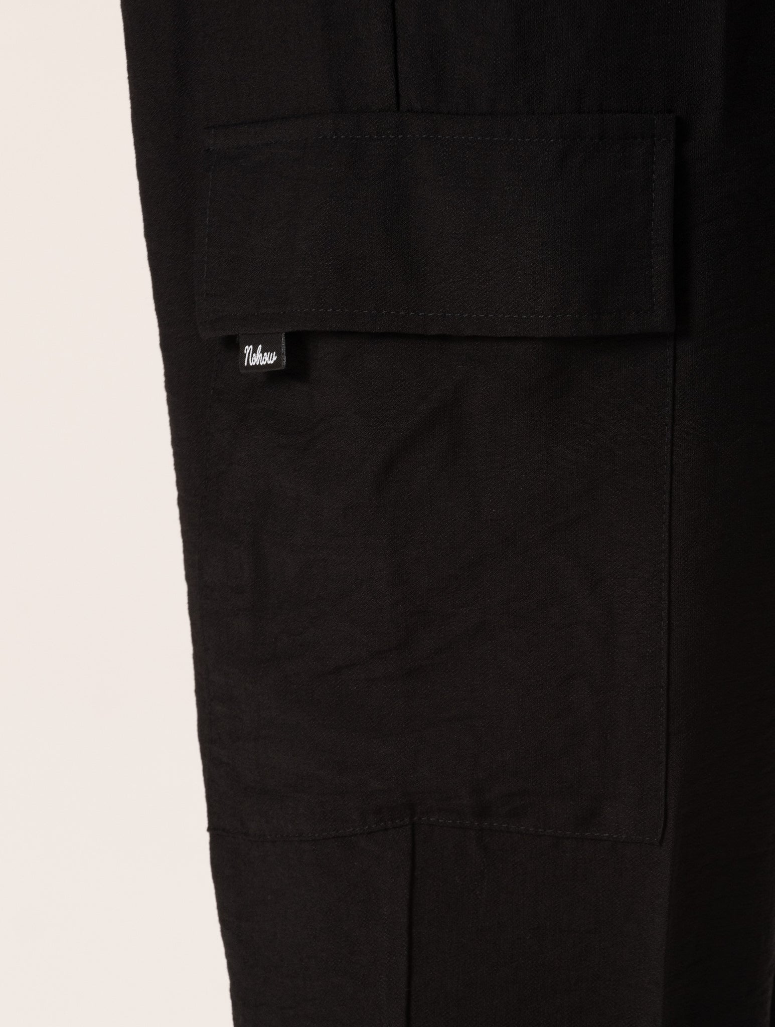 KOJI PANTALON CARGO NEGRO