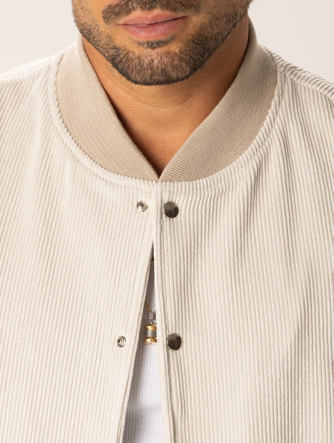 ISSEI GIACCA VELLUTO PANNA