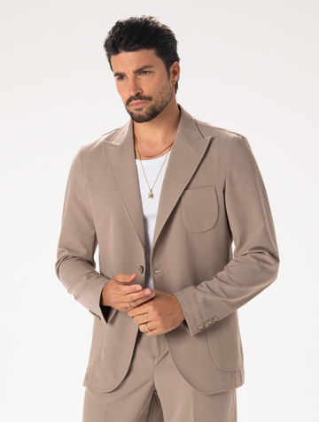 BLAZER EINREIHIGER UNGEFÜTTERTER IN SCHLAMM