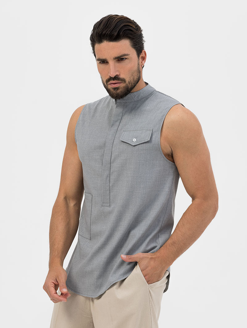 JULIAN TANK IN GREY