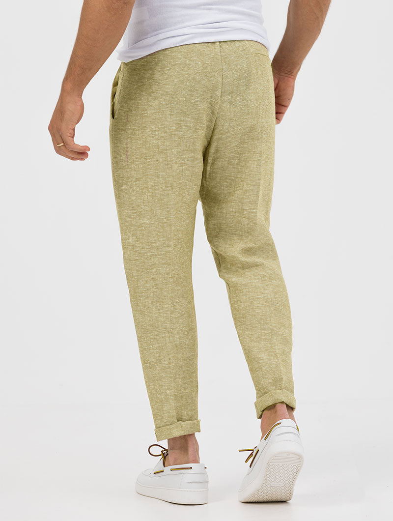 FEDRO  PANTALON CASUAL VERT