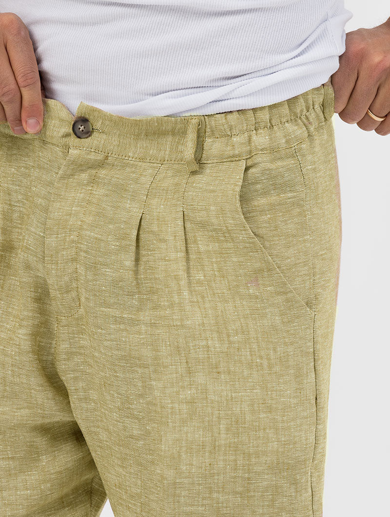 FEDRO CASUAL PANTS IN GREEN