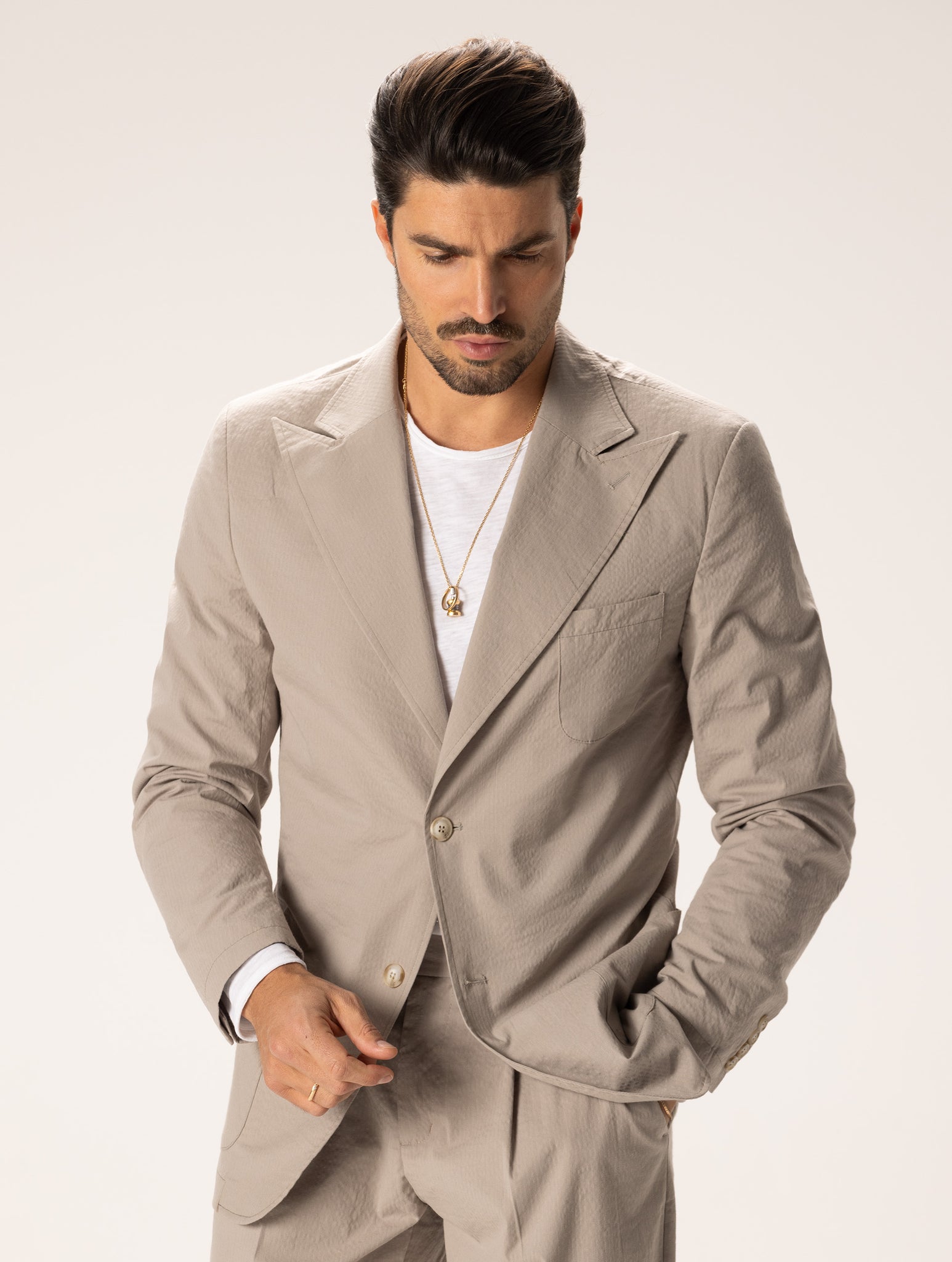 SATORU BLAZER TOURTERELLE