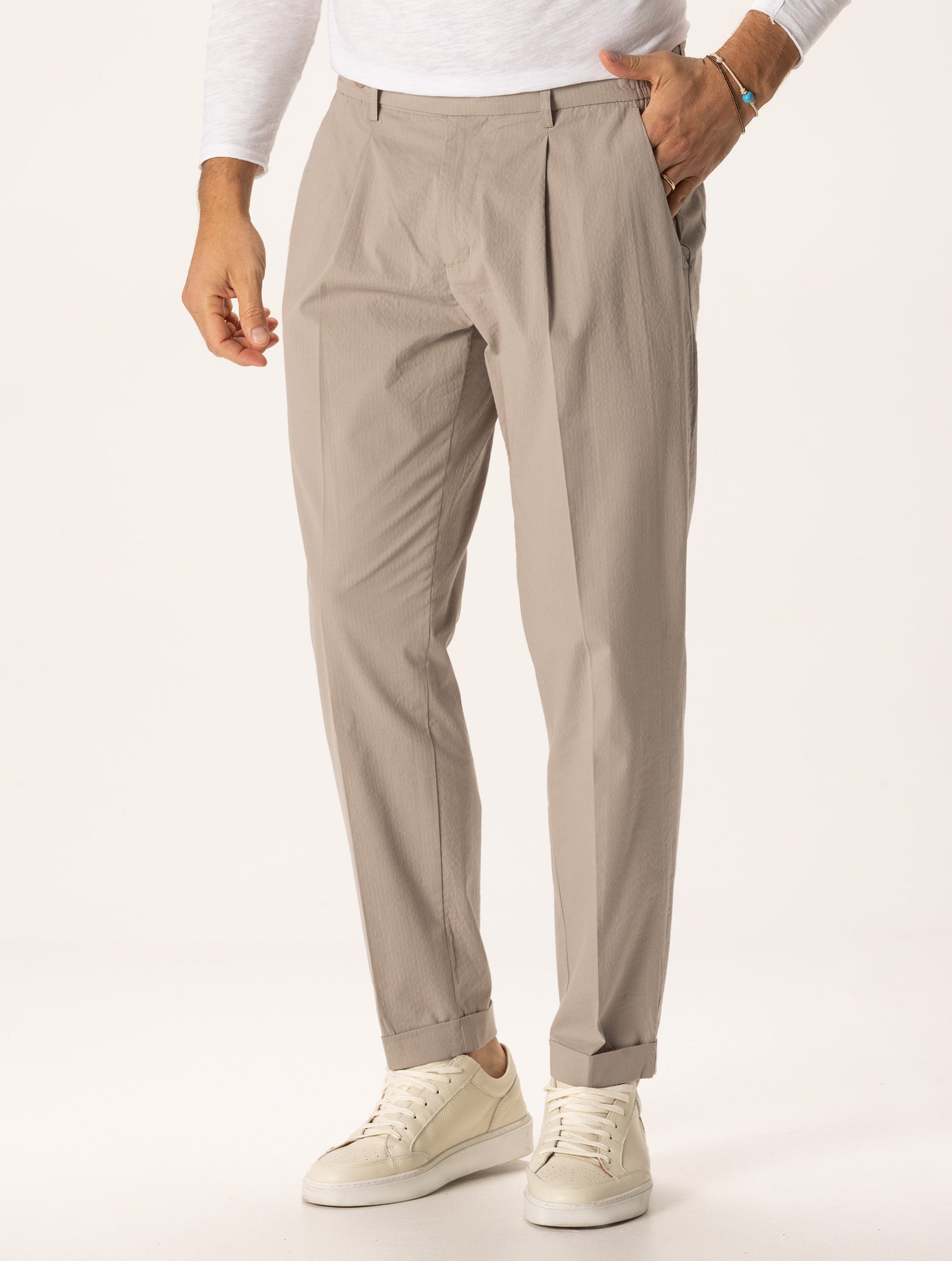 SATORU FORMAL PANTS IN DOVE