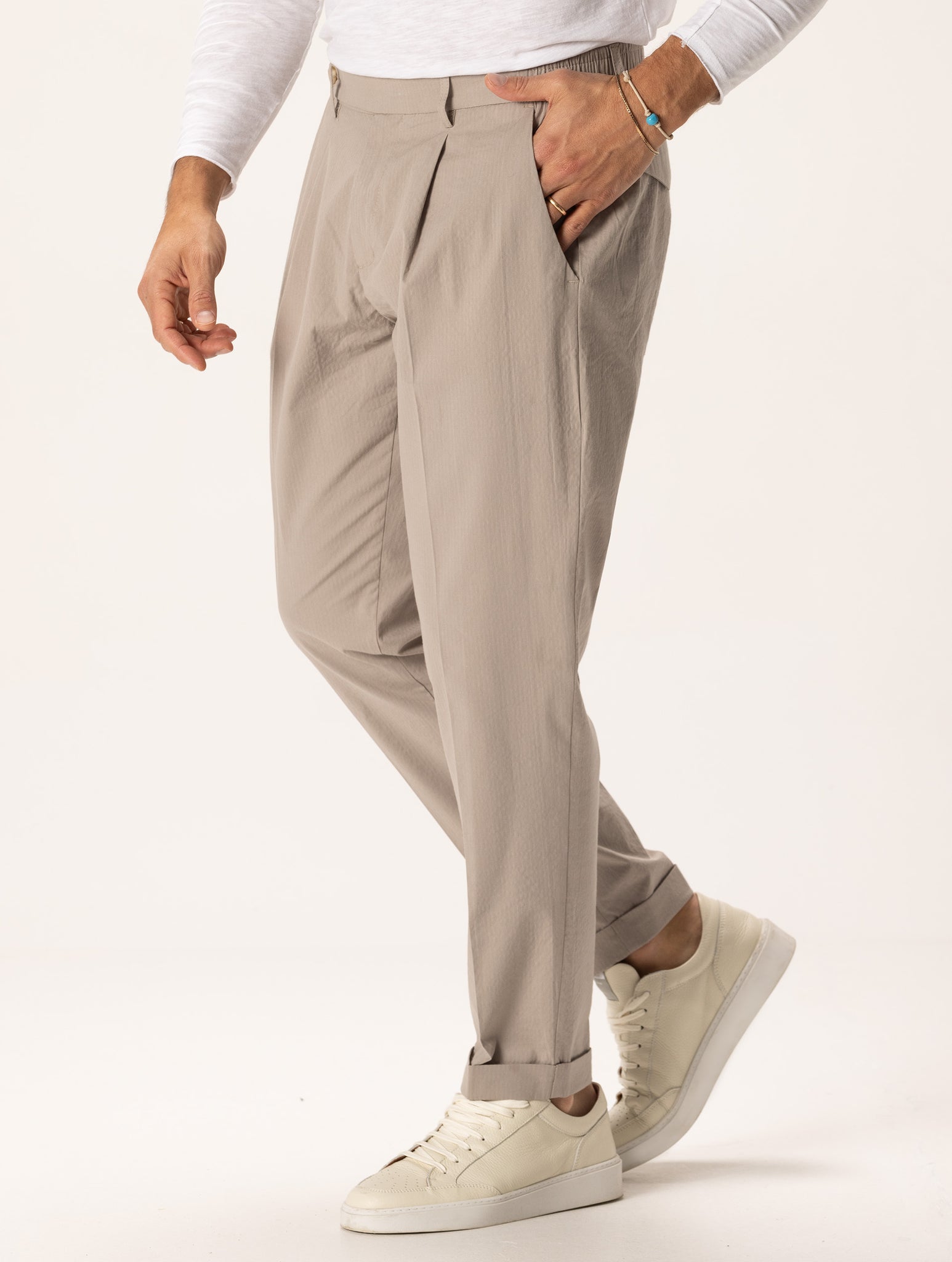 SATORU FORMAL PANTS IN DOVE