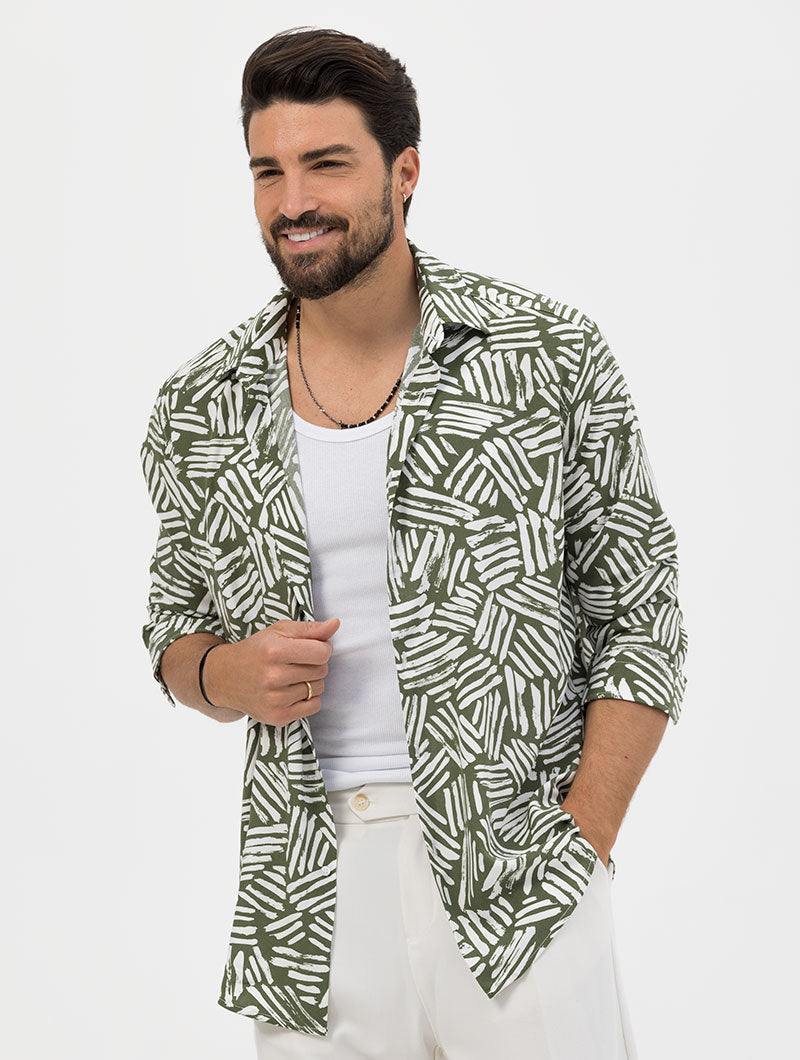 DAK  CAMISA OVERSIZE ESTAMPADA