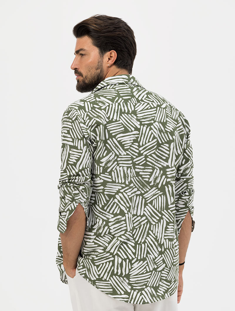 DAK  CAMISA OVERSIZE ESTAMPADA