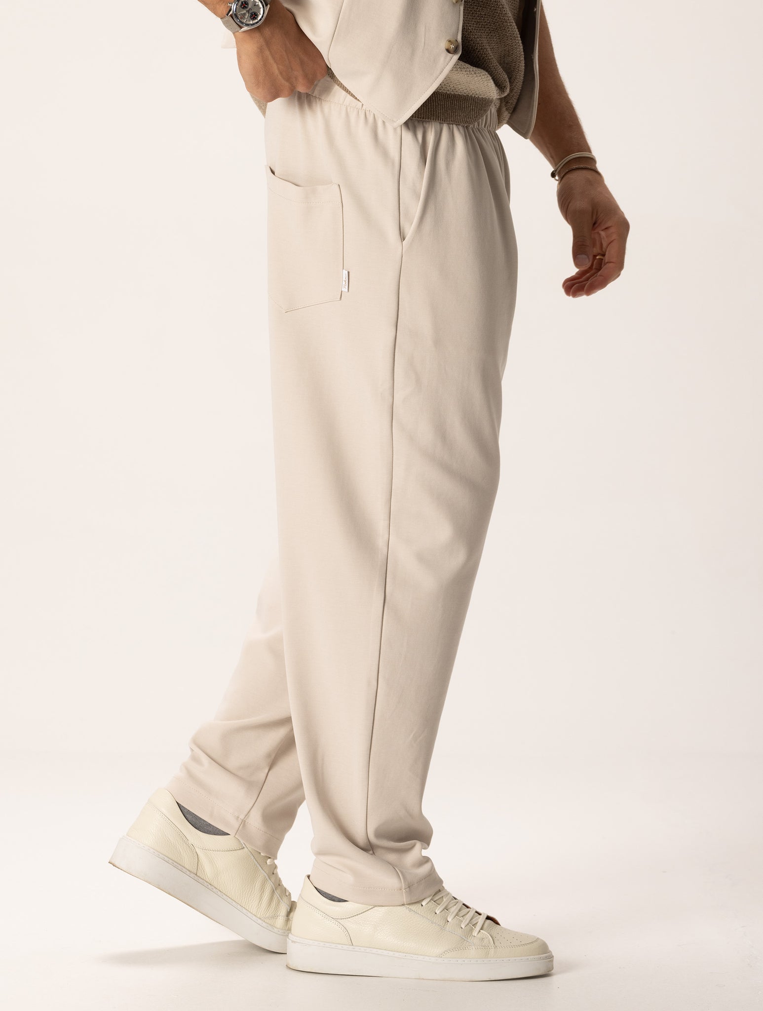 EISAKU PANTALONI CASUAL BEIGE