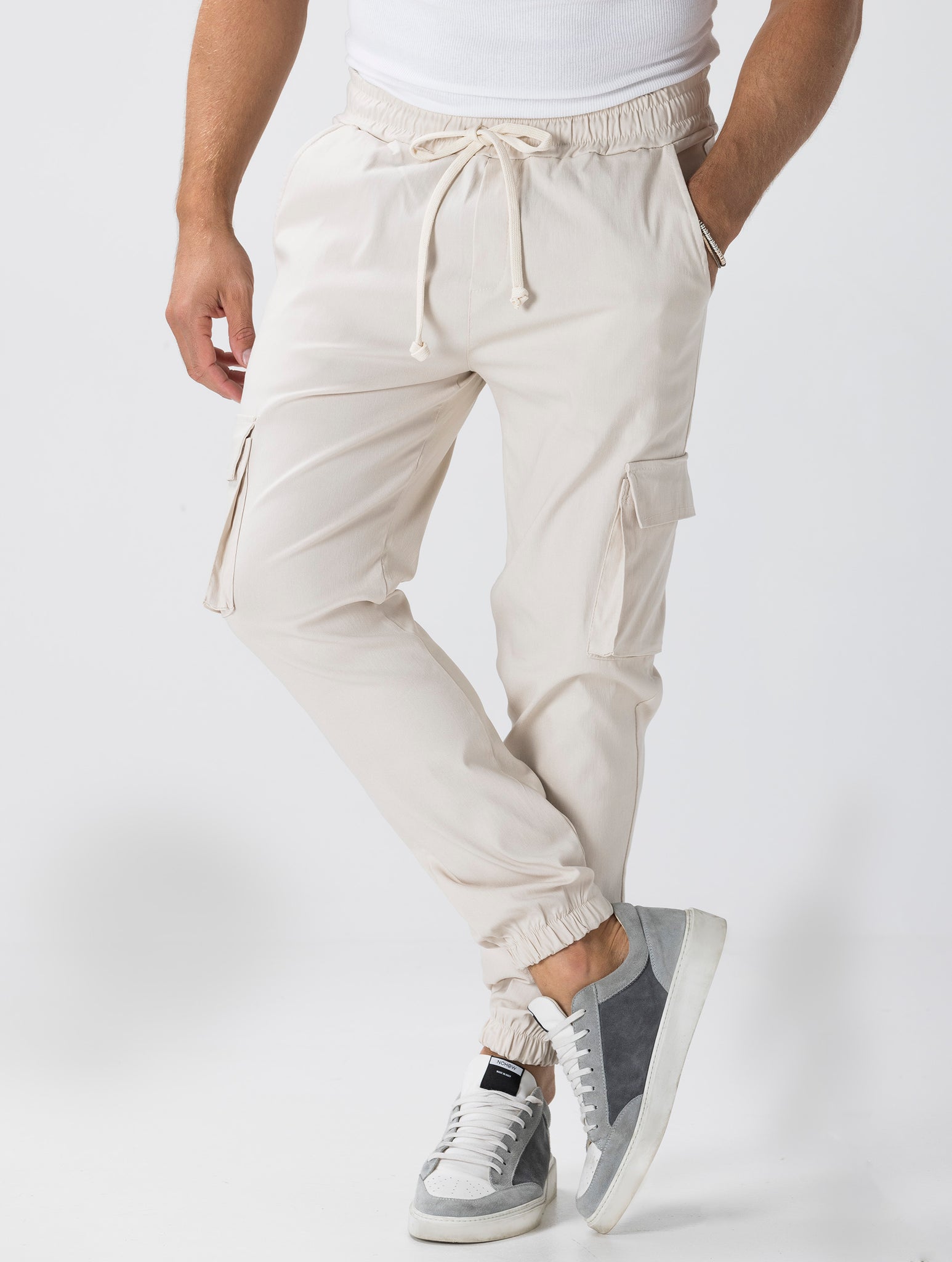 TROY PANTALON CARGO BEIGE