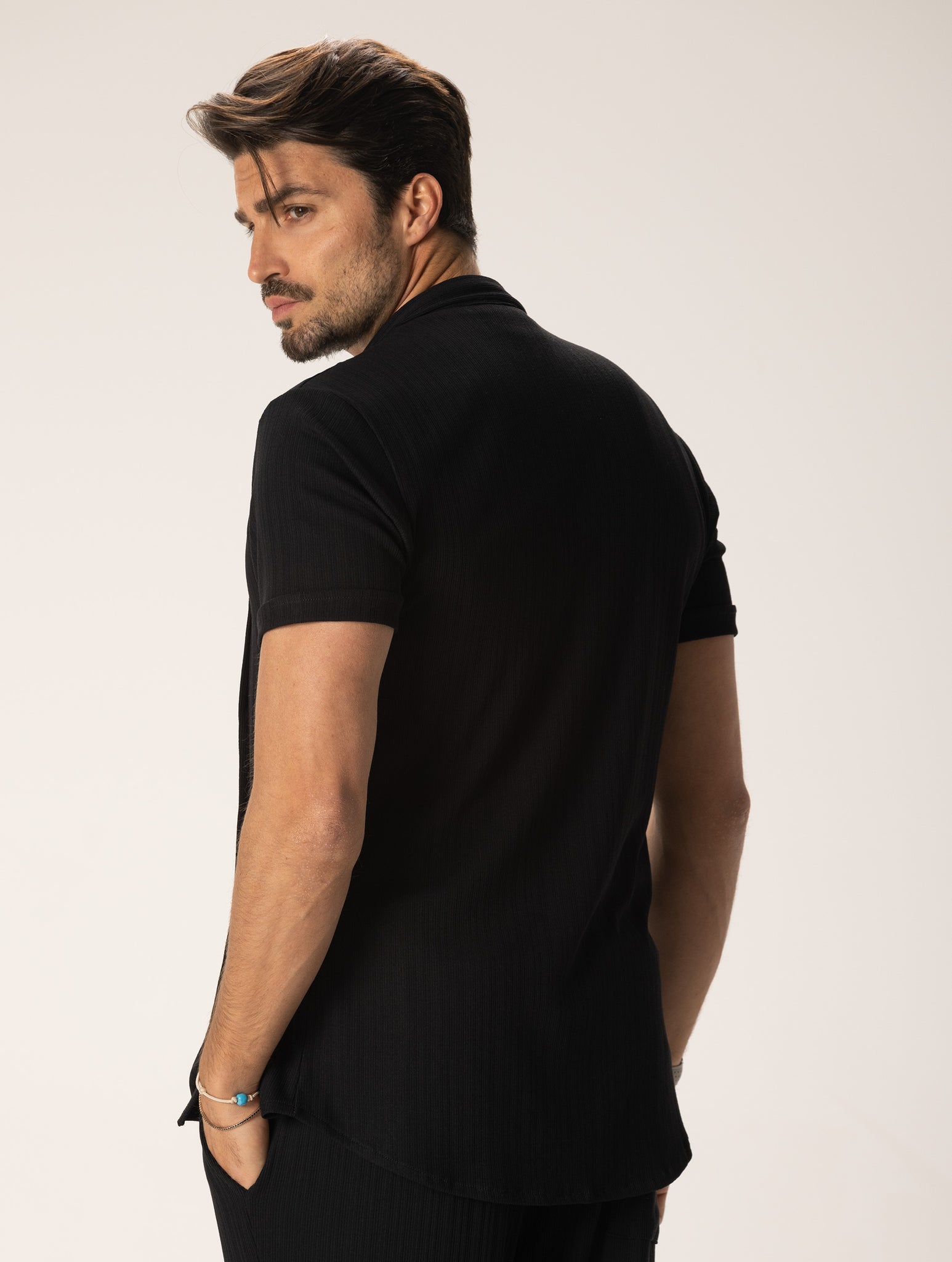 FERGUSON CAMISA CASUAL NEGRA