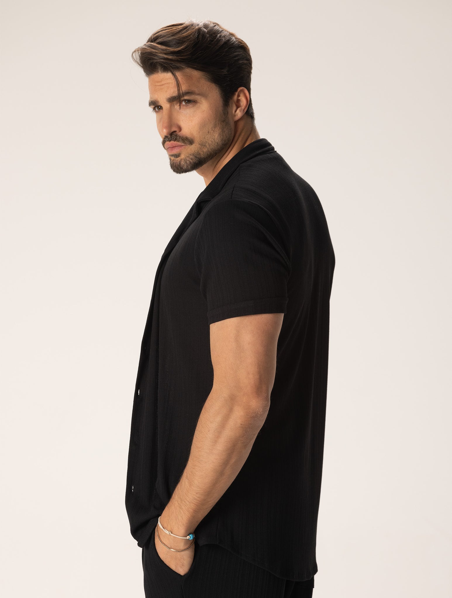 FERGUSON CASUAL SHIRT IN BLACK