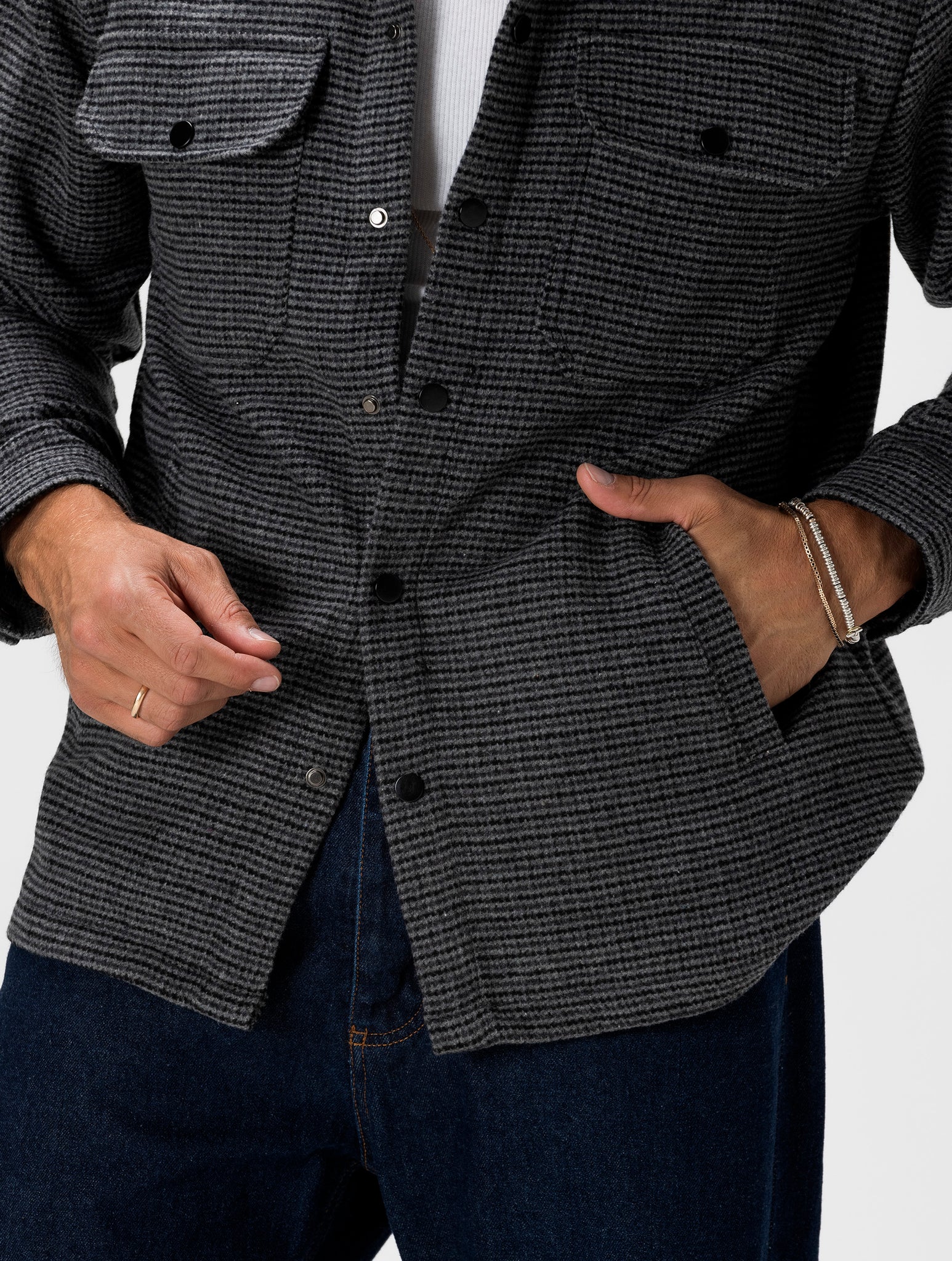 CLARK  CHAQUETA GRIS OSCURO