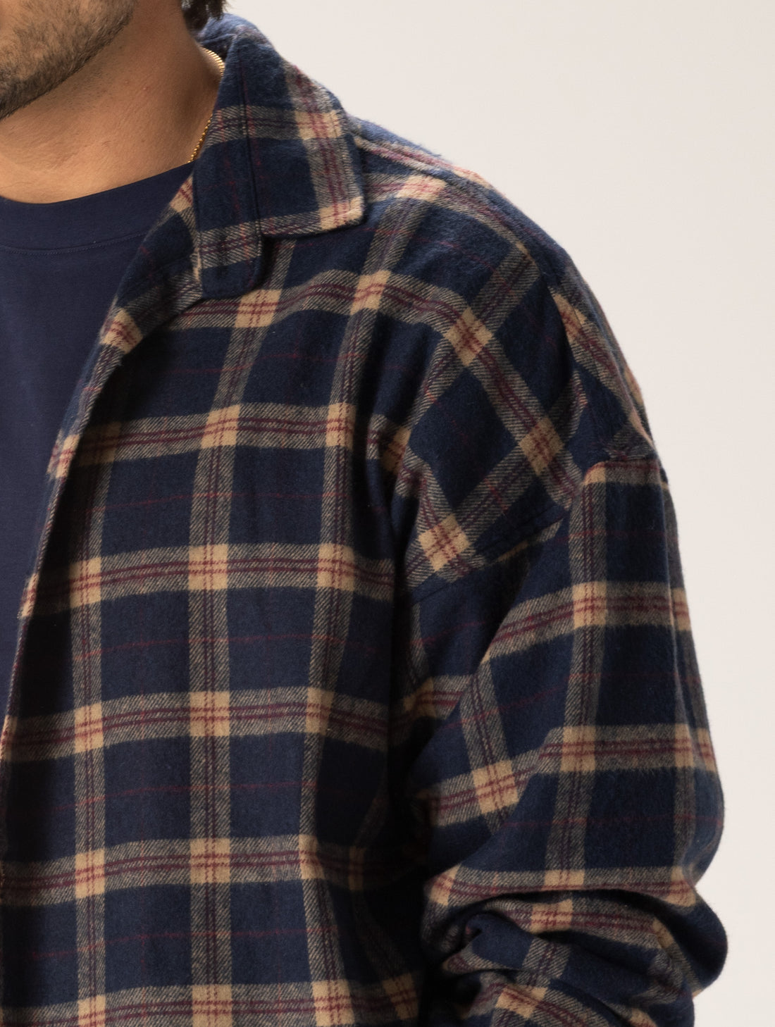 DUKE CHECKED SHIRT IN BLUE