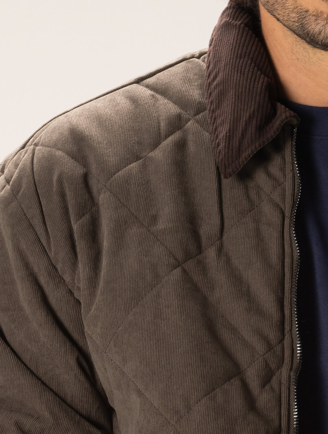 CLEM QUILTED JACKET IN GREEN