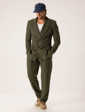 CALEB SUIT IN GREEN