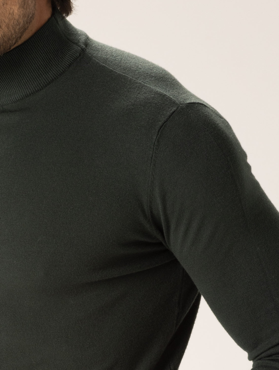 ALAN ROLLNECK SWEATER IN GREEN